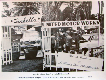 Borgward Isabella Royal Show Nairobi 1955 Factoryphoto (10420)